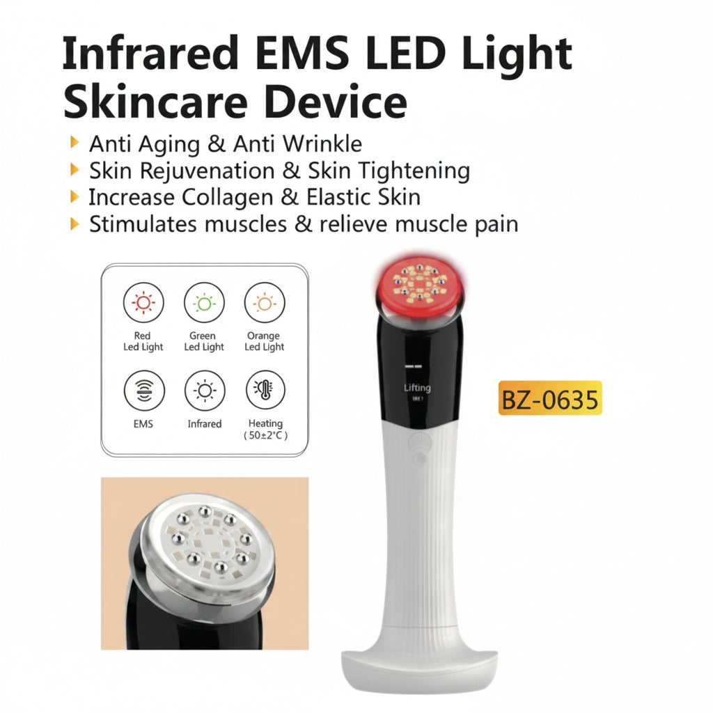 Advanced Infrared EMS & LED Light Skincare Device