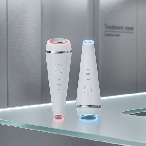 Advanced Warming & Cooling LED Facial Massager