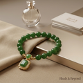 The Signature Green Malachite Bracelet , Blush & Beyond