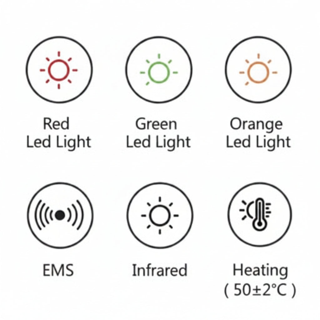 Advanced Infrared EMS & LED Light Skincare Device