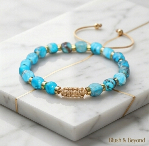 The Artisan Turquoise Braided Bracelet