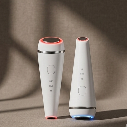 Advanced Warming & Cooling LED Facial Massager