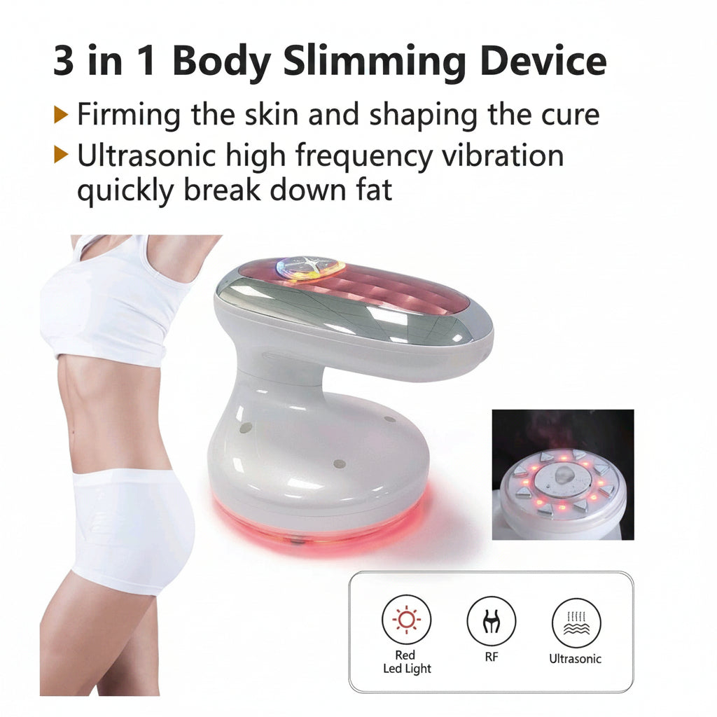 3-in-1 Ultrasonic Body Slimming & Skin Firming Device