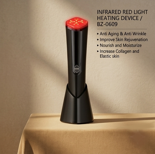 Advanced Infrared & Red Light Therapy Wand Anti-Aging & Skin Rejuvenation Heating Device