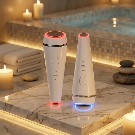 Advanced Warming & Cooling LED Facial Massager