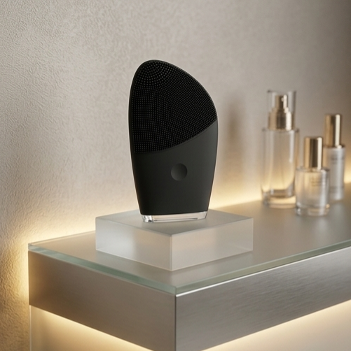 Deep Sonic Silicone Facial Cleansing Device - IPX7 Waterproof Face Brush