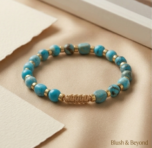 The Artisan Turquoise Braided Bracelet