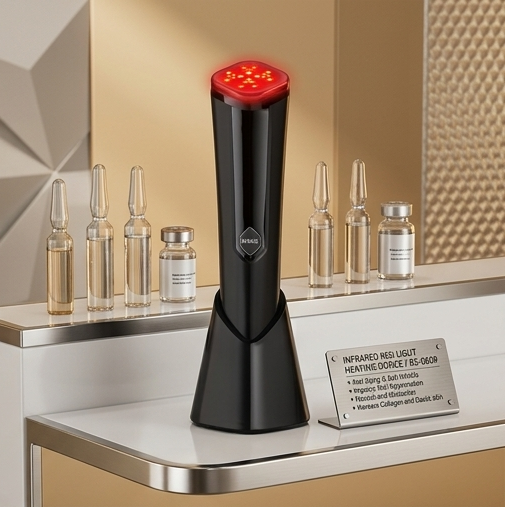 Advanced Infrared & Red Light Therapy Wand Anti-Aging & Skin Rejuvenation Heating Device