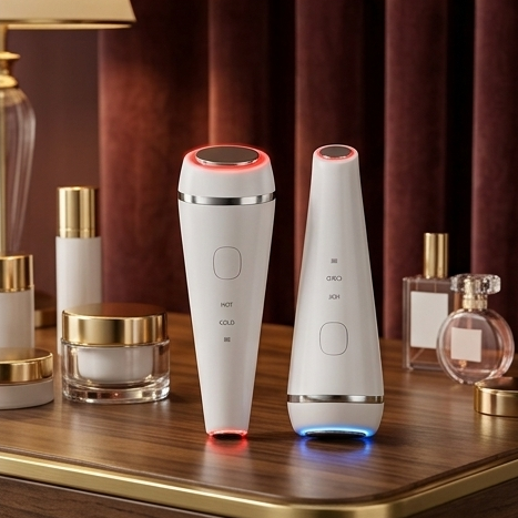 Advanced Warming & Cooling LED Facial Massager