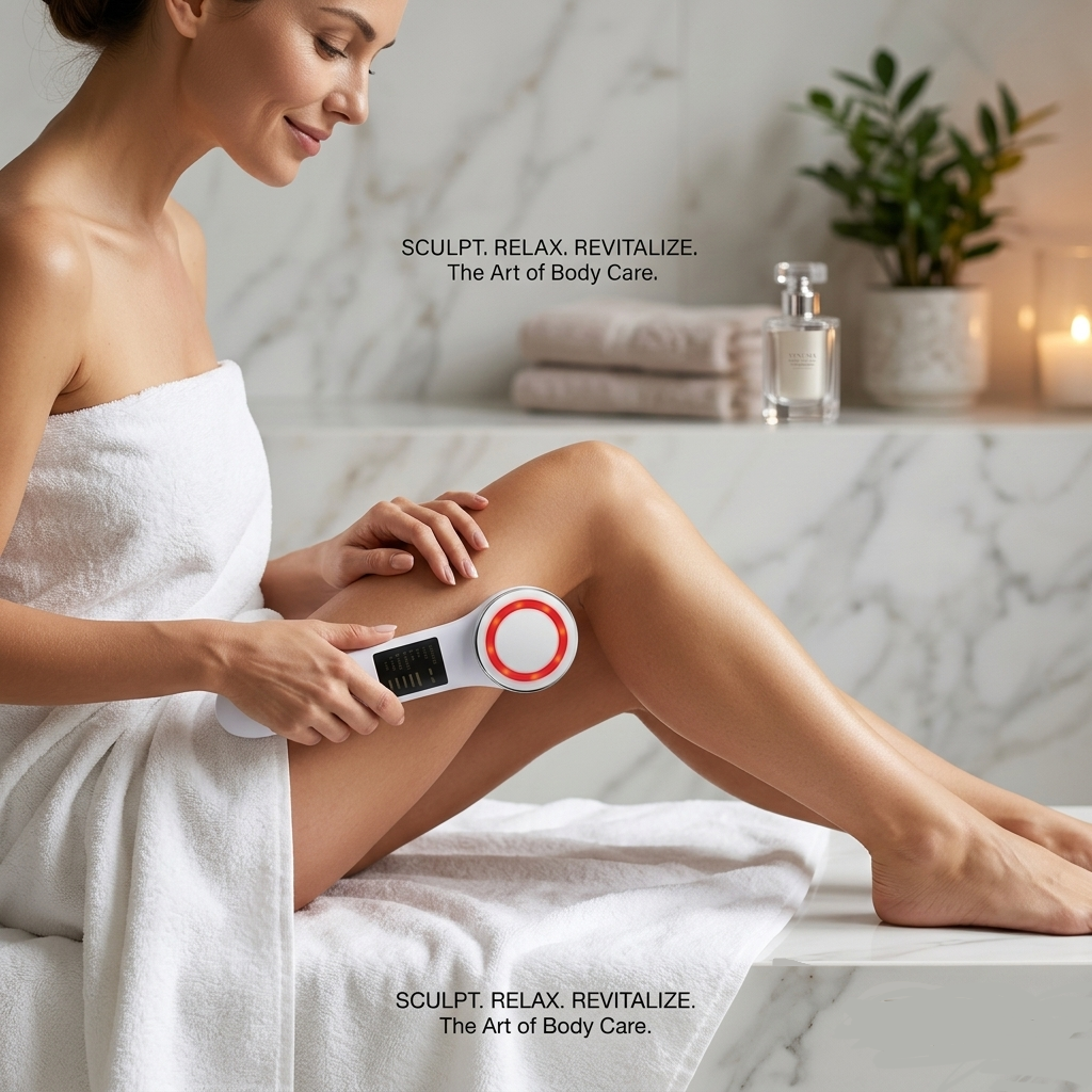 3-in-1 Ultrasonic Body Slimming & Cavitation Device | EMS & Near-Infrared Therapy
