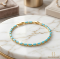 The Bohemian Turquoise Tennis Bracelet