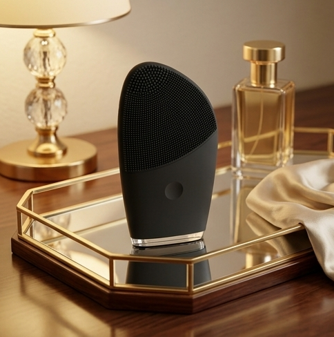 Deep Sonic Silicone Facial Cleansing Device - IPX7 Waterproof Face Brush